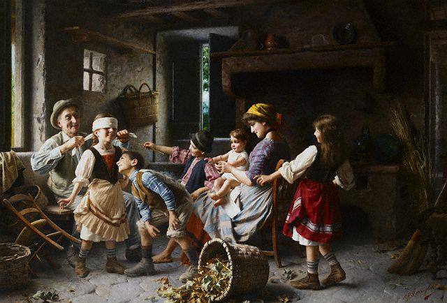 Blind Man's Bluff by Giovanni Battista Torriglia