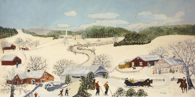 Over the River to Grandma's by Anna Mary Robertson 'Grandma Moses'