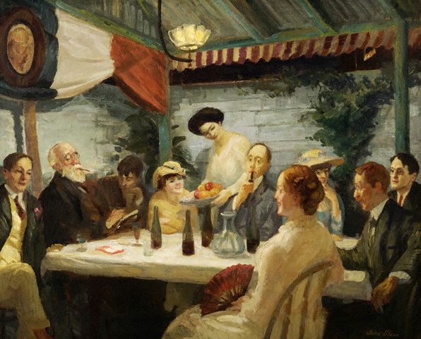 Yeats at Petitpas by John Sloan