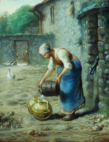 The Woman at the Well by Jean-Francois Millet