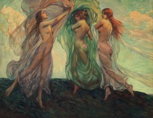 Three Dancers by Louis F. Berneker