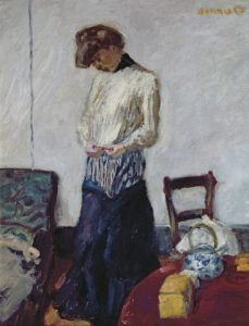 A Woman Undressing by Pierre Bonnard