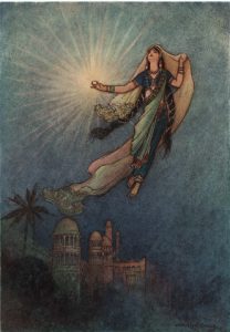 She Took Up the Jewel in Her Hand by Warwick Goble