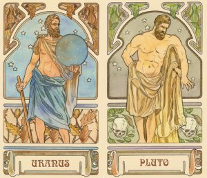 Uranus and Pluto