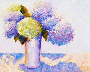 Hydrangeas in Sun II by Gail Wells-Hess