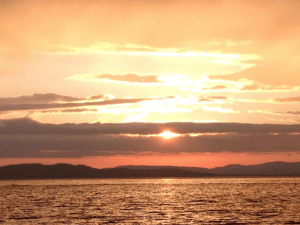 Sun shot at the Lake by Cassafrass Love