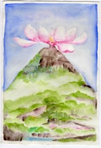 Be the Mountain by Carey Jung of ApotheCarey Arts