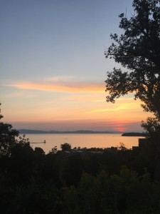 Sunset at Battery Park by Harmony Hansen