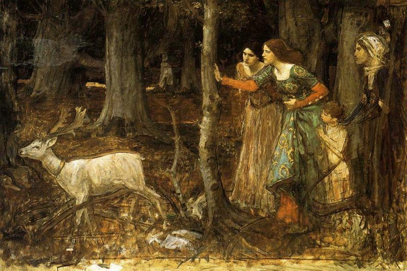 The Mystic Wood by John William Waterhouse from Wikicommons