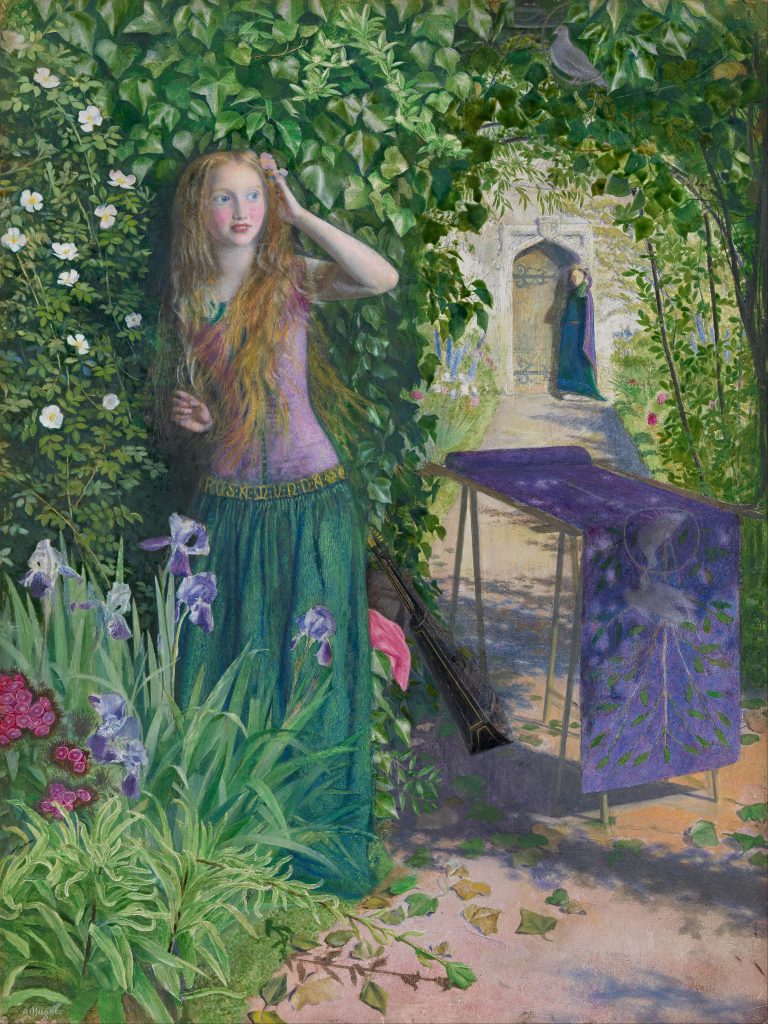 Fair Rosamund by Arthur Hughes via Wiki Commons