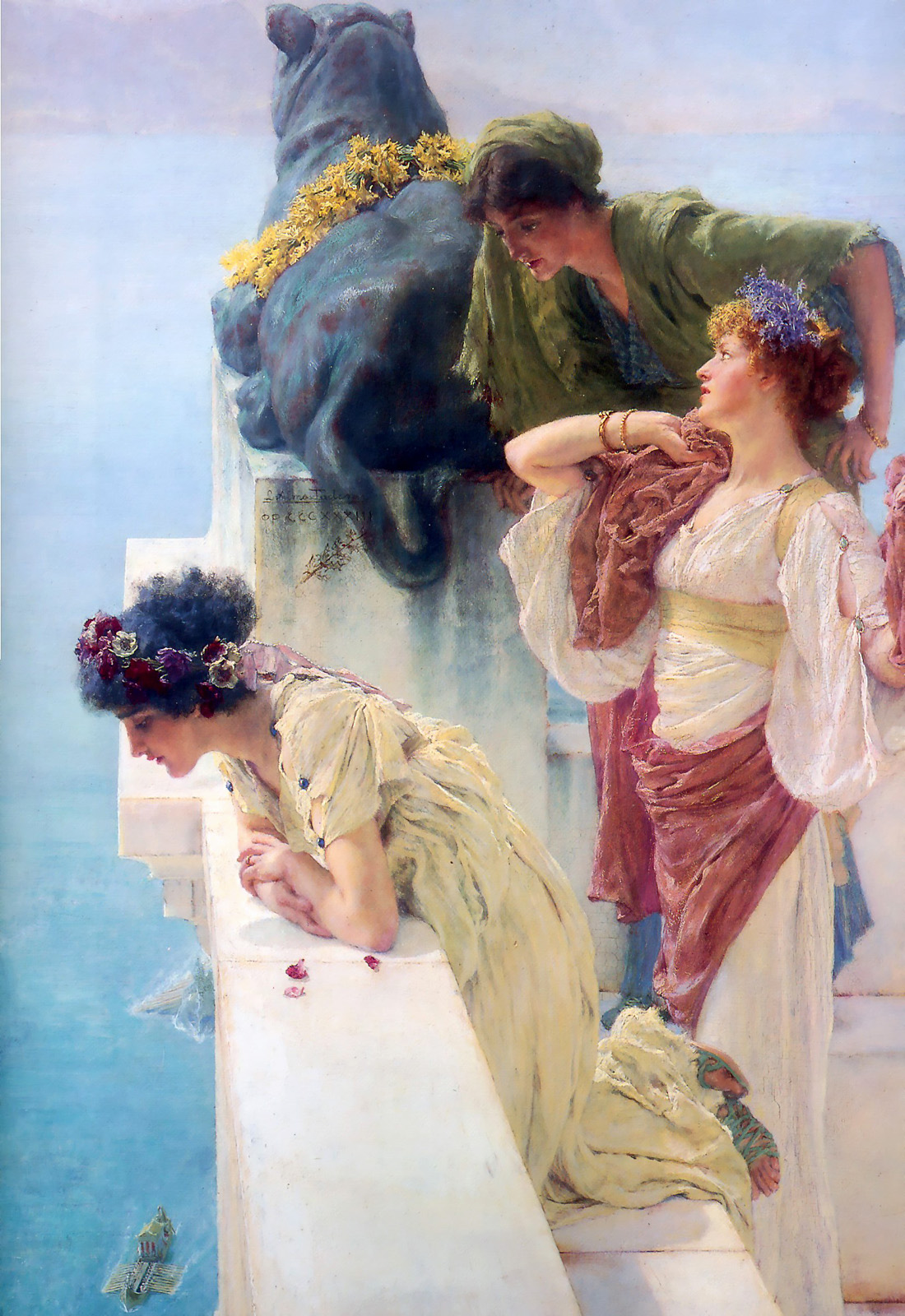 A Coign of Vantage by Lawence Alma Tadema via Wiki Commons