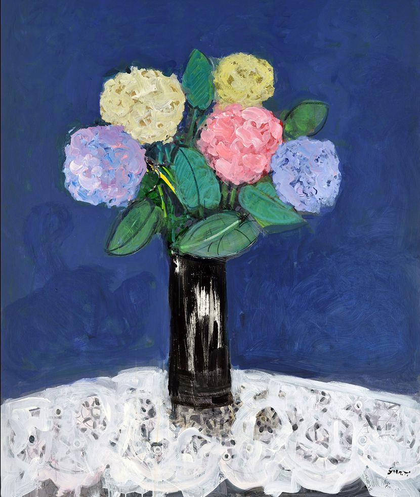 Les Hortensias by Gilles Gorriti via Wiki Commons