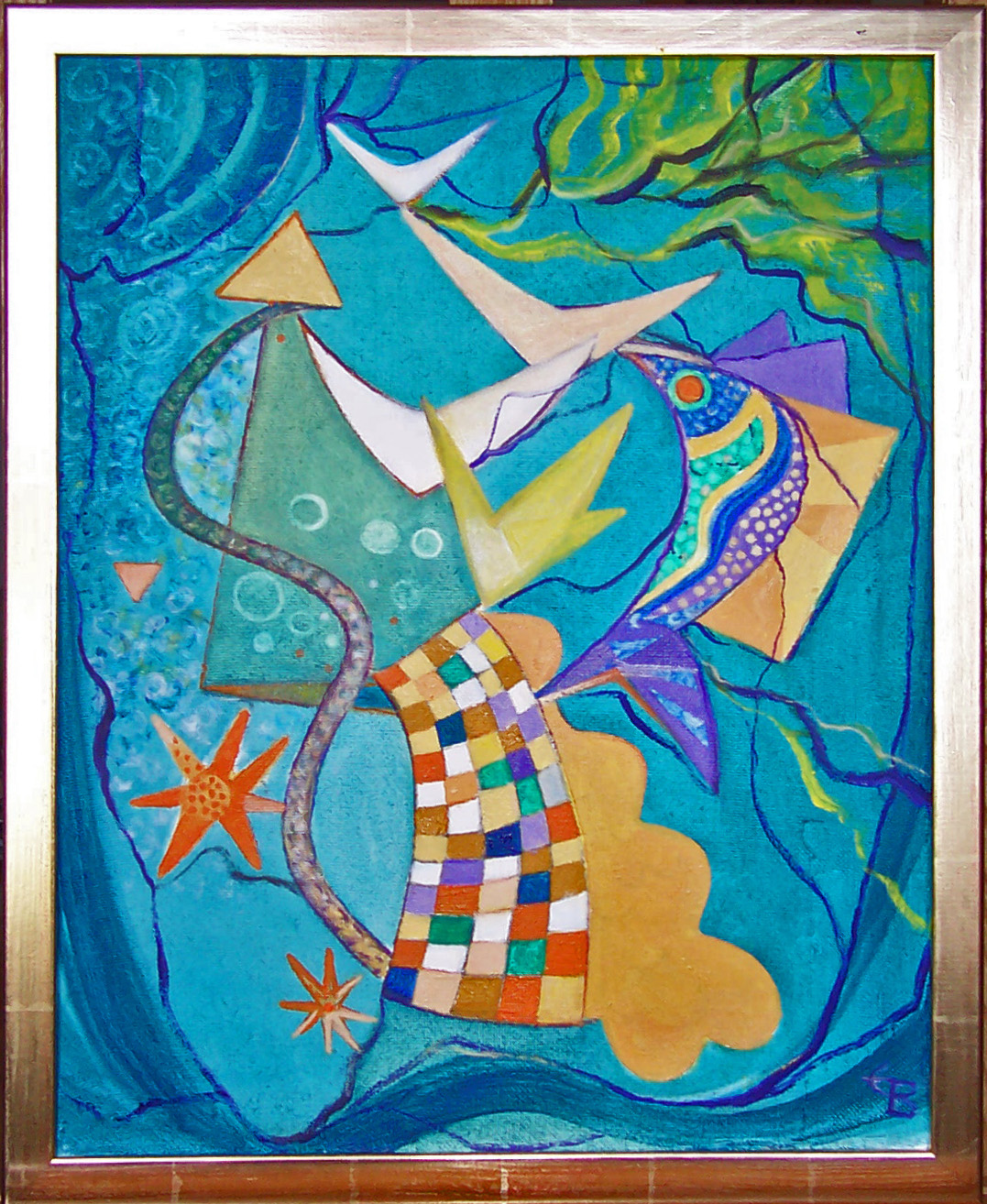 Abstract Sea by Emilia Bayer via Wiki Commons