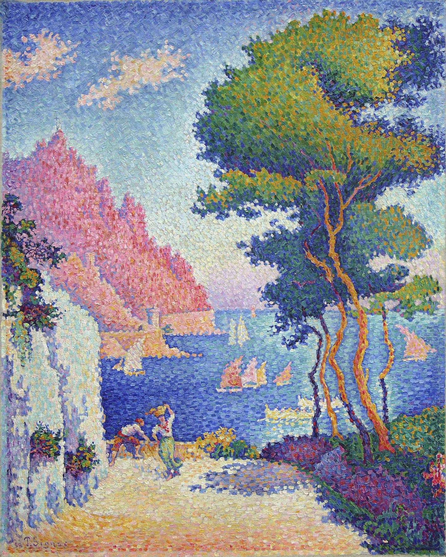 Capo di Noli by Paul Signac via Wiki Commons