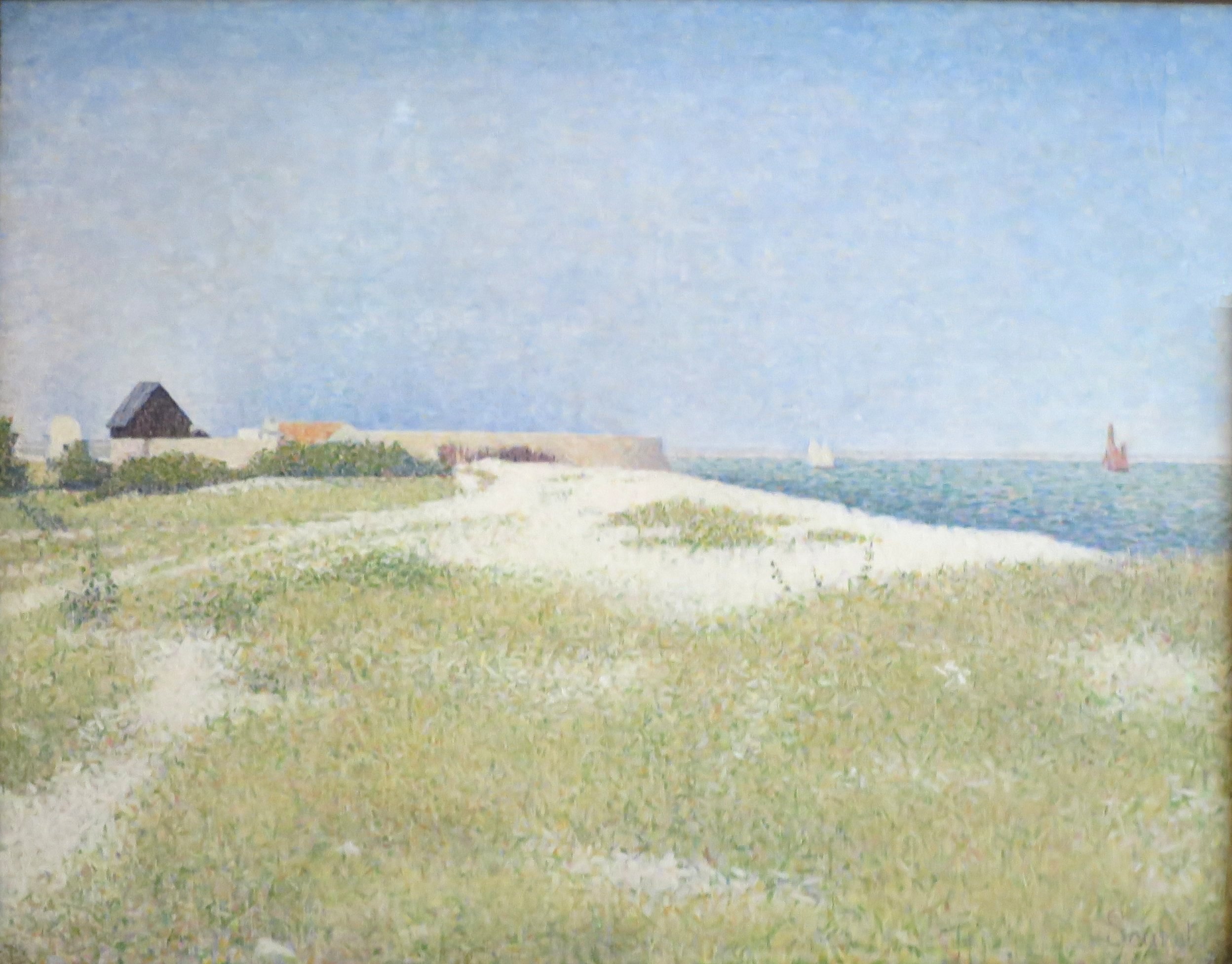 View of Fort Samson by Georges Seurat via Wiki Commons