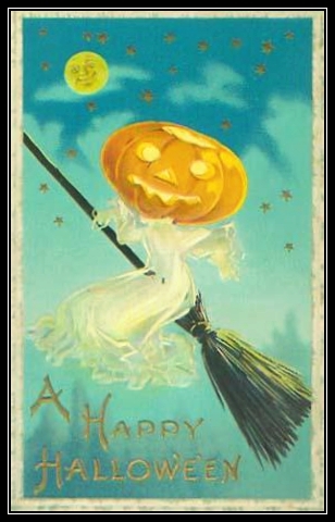 Halloween Vintage Decoration via Wiki Commons