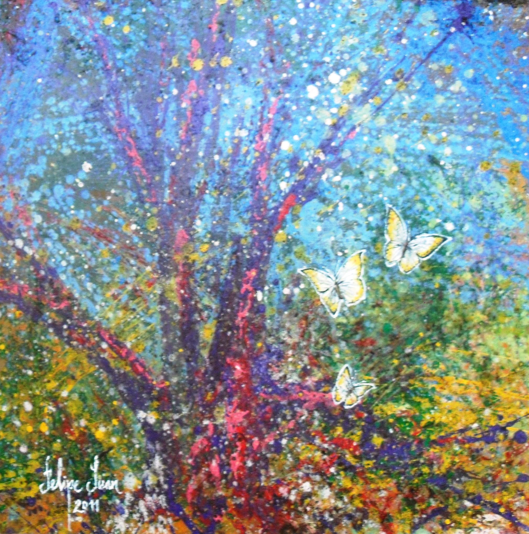Obra Serie Clara Luz o Serie Mariposas by Felipe Juan Artista via Wiki Commons
