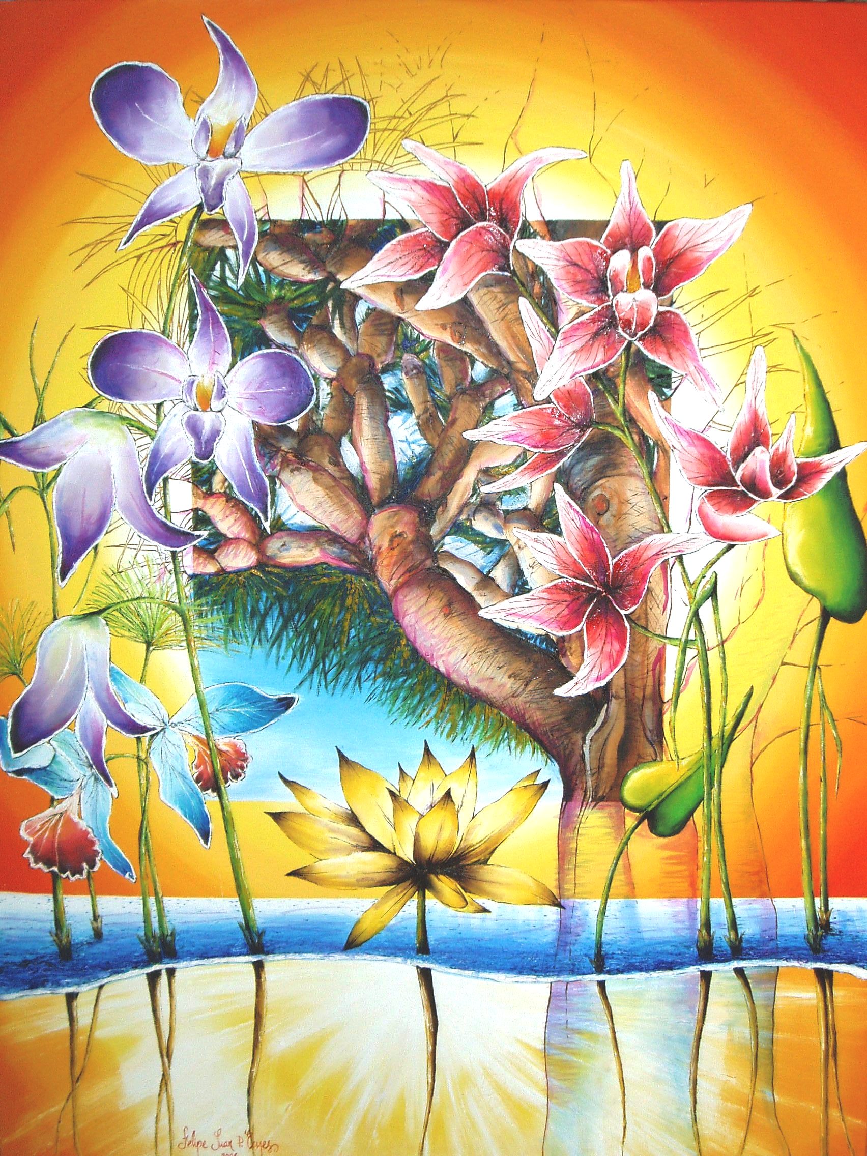 Drago en Orquidea Luz by Felipe Juan Artista via Wiki Commons