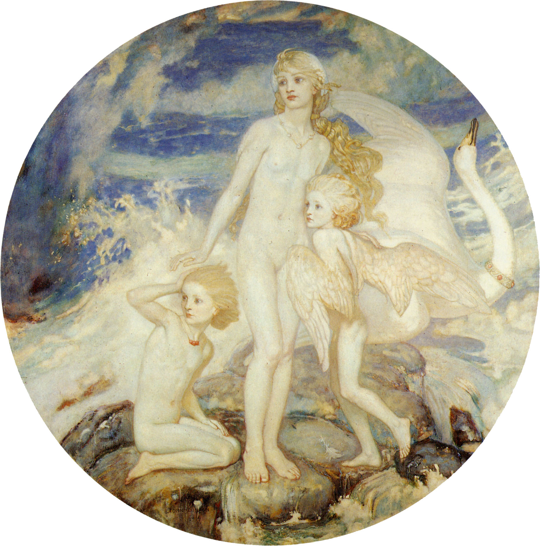 The Children of Lir by John Duncan via Wiki Commons