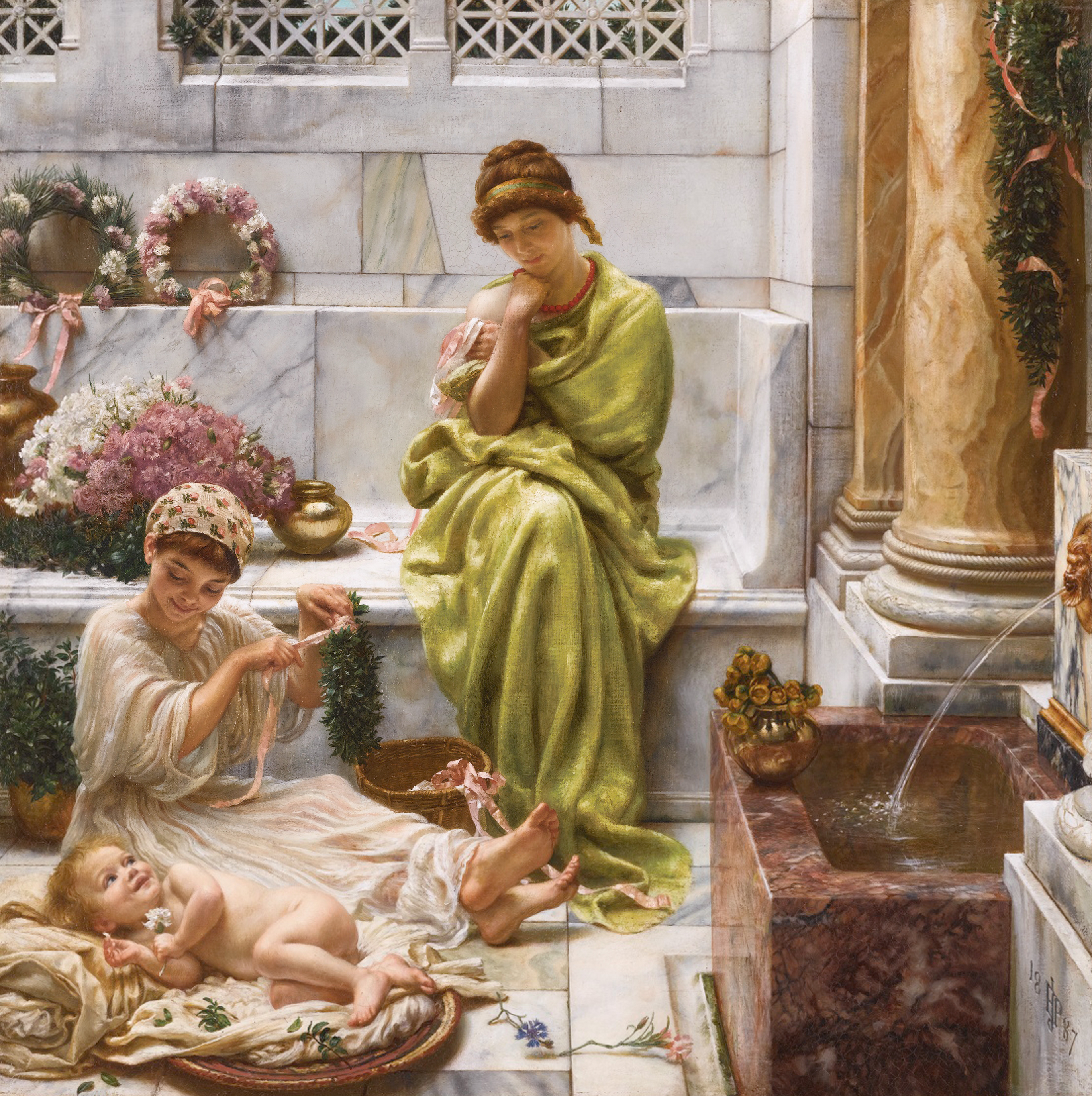 Corner of the Marketplace by Edward John Poynter via Wiki Commons