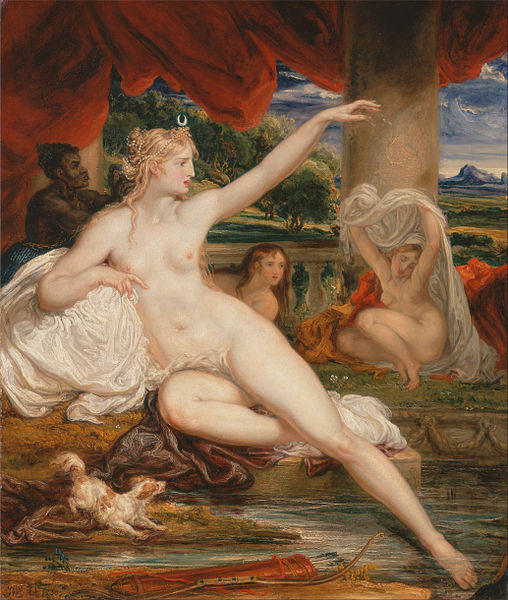 Diana at the Bath by James Ward via Wiki Commons