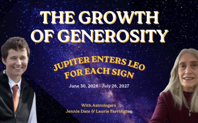 Expanding Generosity: Jupiter enters Leo